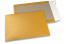 Papprückwandtaschen farbig - Gold, 229 x 324 mm | Briefumschlaegebestellen.at