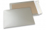 Papprückwandtaschen farbig - Silber, 229 x 324 mm | Briefumschlaegebestellen.at