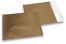 Bronzene Folienkuverts matt metallic farbig - 165 x 165 mm | Briefumschlaegebestellen.at