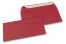 Farbige Kuverts Papier - Dunkelrot, 110 x 220 mm | Briefumschlaegebestellen.at