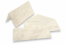 Marmor Kuvert (110 x 220 mm) und Karte (105 x 210 mm) - Marmor Braun, ohne Innenfutter | Briefumschlaegebestellen.at