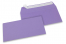 Farbige Kuverts Papier - Violett, 110 x 220 mm | Briefumschlaegebestellen.at