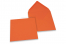Farbige Kuverts  für Glückwunschkarten  - Orange, 155 x 155 mm | Briefumschlaegebestellen.at