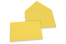 Farbige Kuverts für Glückwunschkarten - Sonnenblumengelb, 114 x 162 mm | Briefumschlaegebestellen.at
