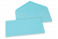 Farbige Kuverts für Glückwunschkarten - Himmelblau, 110 x 220 mm | Briefumschlaegebestellen.at