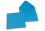 Farbige Kuverts  für Glückwunschkarten - Meerblau, 155 x 155 mm | Briefumschlaegebestellen.at