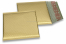 Luftpolstertaschen matt metallic umweltfreundlich - Gold 165 x 165 mm | Briefumschlaegebestellen.at