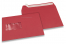 Rot, Fensterkuverts farbig, 162 x 229 mm (A5), Fenster links, Fensterformat 45 x 90 mm, Fensterposition 20 mm von links / 60 mm von unten, Haftklebeverschluss, 120 gr farbiges Papier | Briefumschlaegebestellen.at