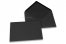 Farbige Kuverts  für Glückwunschkarten - Schwarz, 114 x 162 mm | Briefumschlaegebestellen.at