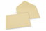 Farbige Kuverts für Glückwunschkarten - Camel, 162 x 229 mm | Briefumschlaegebestellen.at