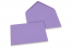 Farbige Kuverts für Glückwunschkarten - Violett, 125 x 175 mm | Briefumschlaegebestellen.at