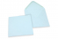 Farbige Kuverts  für Glückwunschkarten  - Hellblau, 155 x 155 mm | Briefumschlaegebestellen.at