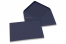 Farbige Kuverts  für Glückwunschkarten - Dunkelblau, 125 x 175 mm | Briefumschlaegebestellen.at