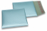 Luftpolstertaschen matt metallic umweltfreundlich - Eisblau 165 x 165 mm | Briefumschlaegebestellen.at