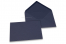Farbige Kuverts  für Glückwunschkarten  - Dunkelblau, 114 x 162 mm | Briefumschlaegebestellen.at