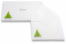Grußkartenkuverts mit Weihnachtsmotiv - Weiß + Weihnachtsbaum | Briefumschlaegebestellen.at