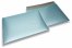 Luftpolstertaschen matt metallic umweltfreundlich - Eisblau 320 x 425 mm | Briefumschlaegebestellen.at