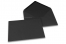 Farbige Kuverts  für Glückwunschkarten  - Schwarz, 162 x 229 mm | Briefumschlaegebestellen.at