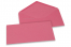 Farbige Kuverts  für Glückwunschkarten  - Rosa, 110 x 220 mm | Briefumschlaegebestellen.at