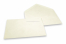 Kuverts aus Büttenpapier - gummierte Spitzklappe, ohne Innenfutter | Briefumschlaegebestellen.at