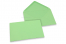 Farbige Kuverts für Glückwunschkarten - Mintgrün, 125 x 175 mm | Briefumschlaegebestellen.at
