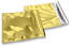 Goldene Metallic Folienkuverts - 220 x 220 mm | Briefumschlaegebestellen.at