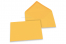 Wenskaart enveloppen gekleurd - goudgeel, 114 x 162 mm | Briefumschlaegebestellen.at