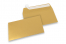 Farbige Kuverts Papier - Gold metallic, 114 x 162 mm | Briefumschlaegebestellen.at