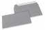Farbige Kuverts Papier - Grau, 110 x 220 mm | Briefumschlaegebestellen.at