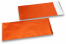 Orange  Folienkuverts matt metallic farbig - 110 x 220 mm | Briefumschlaegebestellen.at