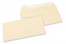 Farbige Kuverts Papier - Elfenbein, 110 x 220 mm  | Briefumschlaegebestellen.at