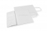 Tragetaschen aus Papier mit gedrehten Papierkordeln - weiß, 240 x 110 x 310 mm, 100 Gramm | Briefumschlaegebestellen.at