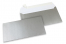 Farbige Kuverts Papier - Silber, 110 x 220 mm | Briefumschlaegebestellen.at