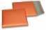 Luftpolstertaschen matt metallic umweltfreundlich - Orange 165 x 165 mm | Briefumschlaegebestellen.at