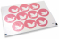 Taufe-Verschlusssiegel - rosa mit weißer Taube | Briefumschlaegebestellen.at