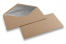 Kuverts aus Kraftpapier mit Innenfutter - 110 x 220 mm (EA 5/6) Silber | Briefumschlaegebestellen.at