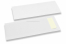 Bestecktasche Weiß ohne Besteckschnitt + Weiß Papierserviette | Briefumschlaegebestellen.at
