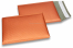 Luftpolstertaschen matt metallic umweltfreundlich - Orange 180 x 250 mm | Briefumschlaegebestellen.at