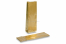 Blockbodenbeutel farbig - Gold 80 x 50 x 250 mm, 250 Gramm | Briefumschlaegebestellen.at