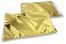 Goldene Metallic Folienkuverts - 320 x 430 mm | Briefumschlaegebestellen.at