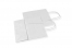 Tragetaschen aus Papier mit gedrehten Papierkordeln - weiß, 190 x 80 x 210 mm, 80 Gramm | Briefumschlaegebestellen.at