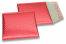 Luftpolstertaschen metallic umweltfreundlich - Rot 165 x 165 mm | Briefumschlaegebestellen.at
