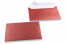 Rote Kuverts mit Perlmutteffekt - 114 x 162 mm | Briefumschlaegebestellen.at