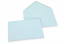 Farbige Kuverts  für Glückwunschkarten - Hellblau, 133 x 184 mm | Briefumschlaegebestellen.at