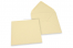 Farbige Kuverts für Glückwunschkarten - Camel, 155 x 155 mm | Briefumschlaegebestellen.at