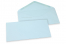 Farbige Kuverts  für Glückwunschkarten  - Hellblau, 110 x 220 mm | Briefumschlaegebestellen.at