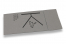 Airlaid Servietten - Grau mit Aufdruck (Beispiel) | Briefumschlaegebestellen.at