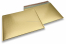 Luftpolstertaschen matt metallic umweltfreundlich - Gold 320 x 425 mm | Briefumschlaegebestellen.at
