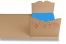 Buchverpackung - legen Sie das Buch in die Verpackung - Braun | Briefumschlaegebestellen.at