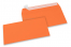 Farbige Kuverts Papier - Orange, 110 x 220 mm | Briefumschlaegebestellen.at